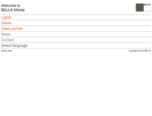 Tablet Screenshot of belux.com